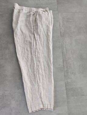 Quince Women's 100% Linen Pants in Flax
